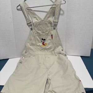 Mickey Mouse Short Bib Overalls